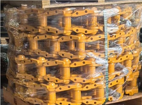 Envio em massa de conjuntos de elos de esteira lubrificados paralelos Cat D6K concluído